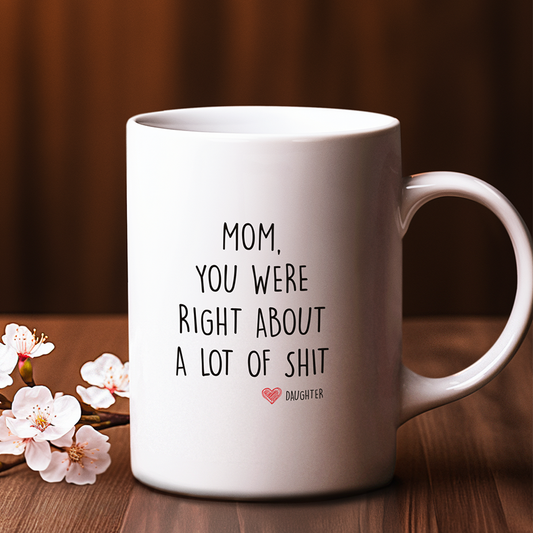 Mom You Were Right Mug Funny Mothers Day Gifts For Daughter